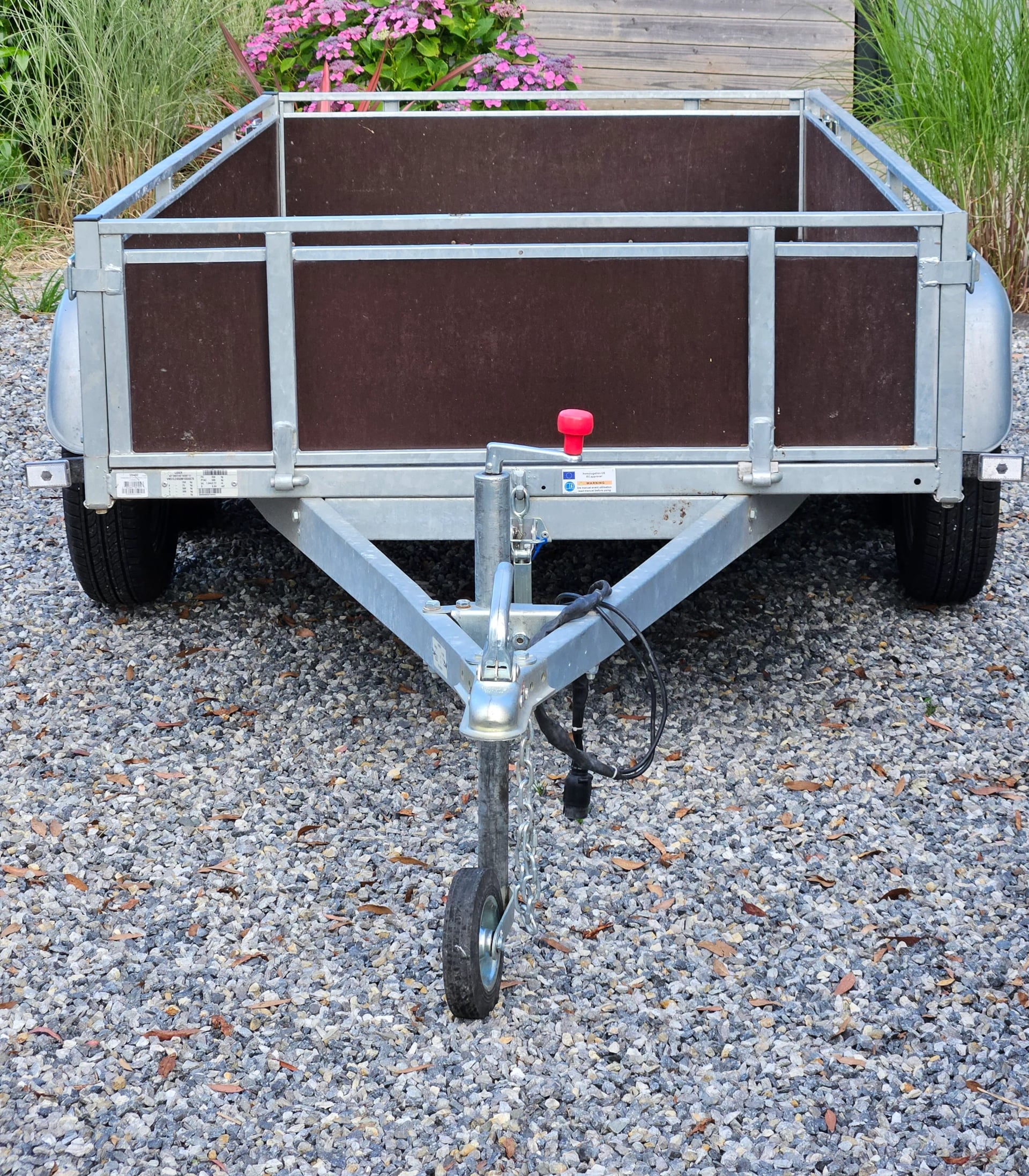 Remorque Double essieu 750Kg