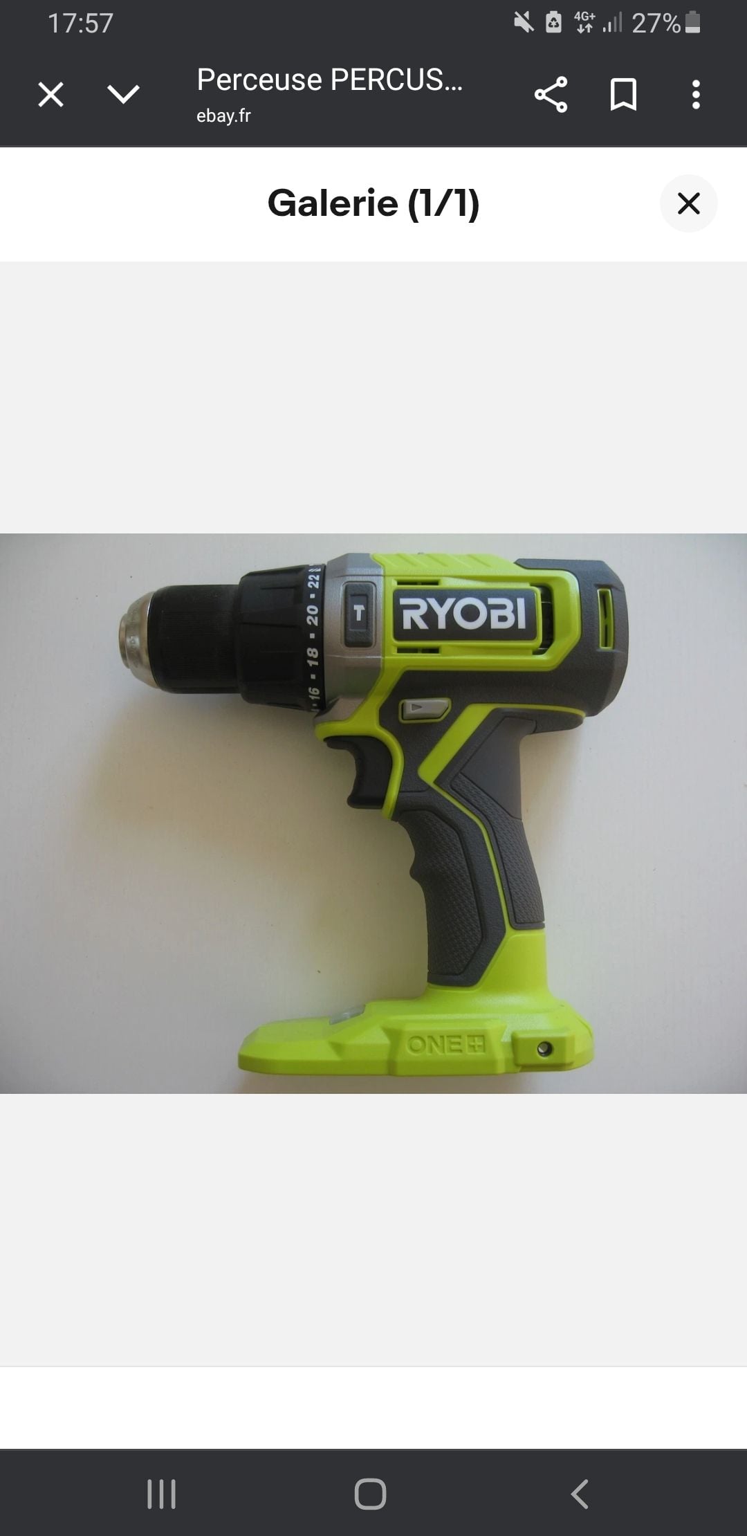 Perceuse Ryobi