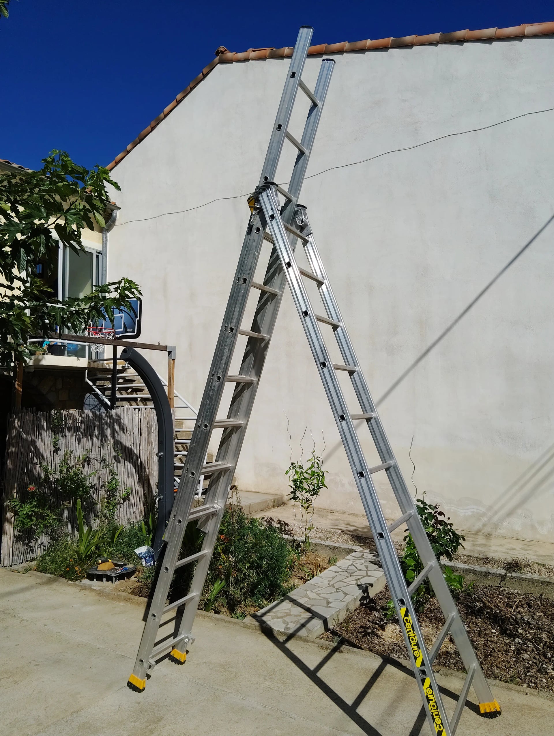 Echelle transformable 3 plans