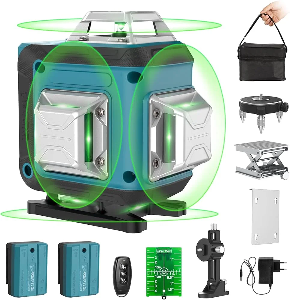 Niveau Laser Autonivelant Vert 4 x 360° Laser Chantier 4D 16 Lignes à louer