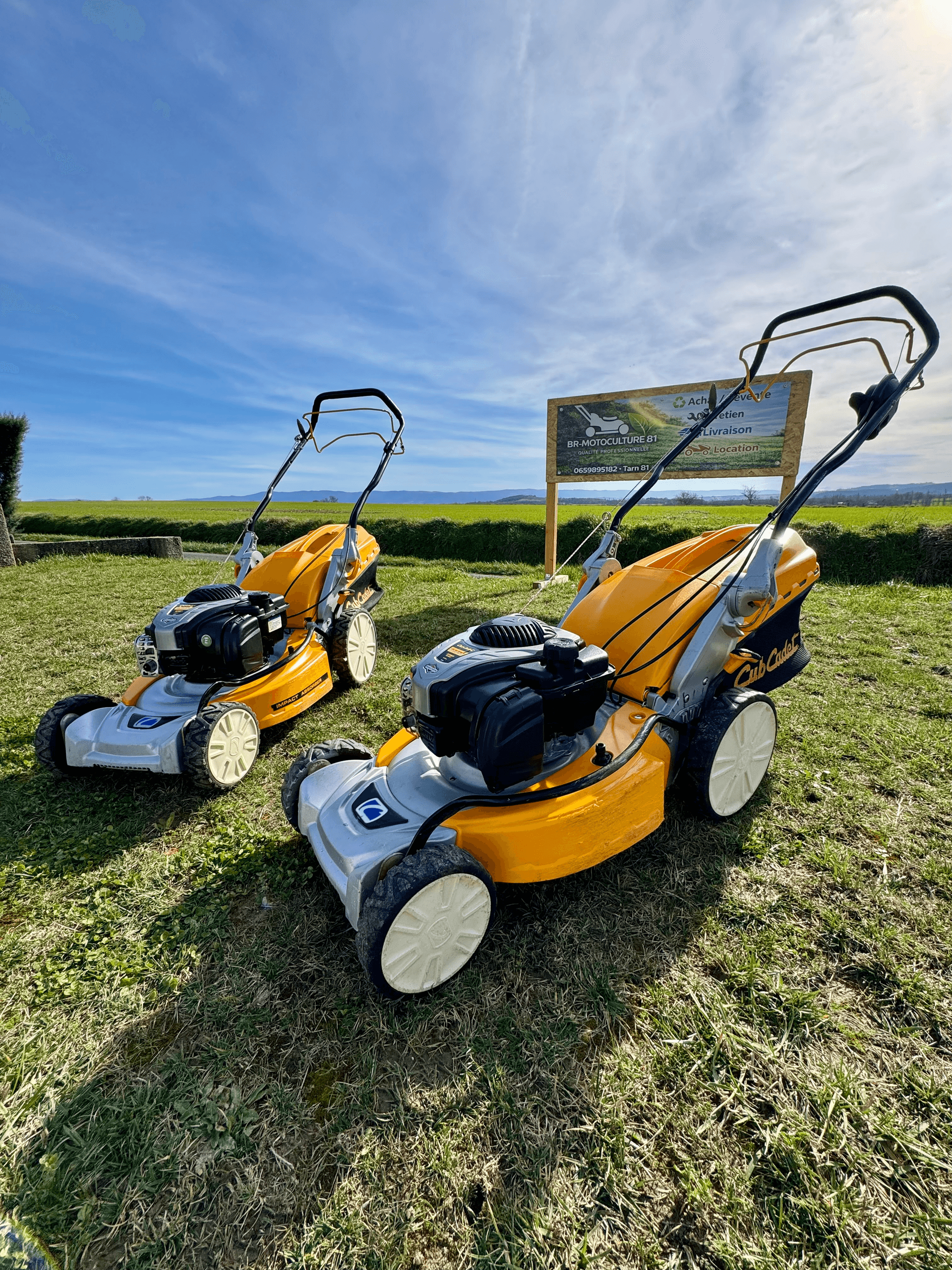 Location tondeuse à gazon