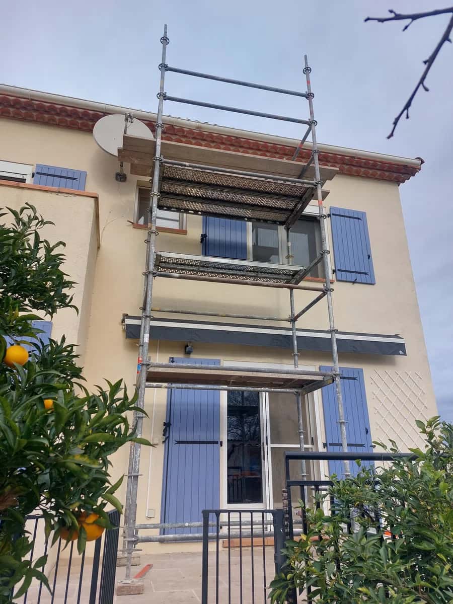 Location échafaudage métallique