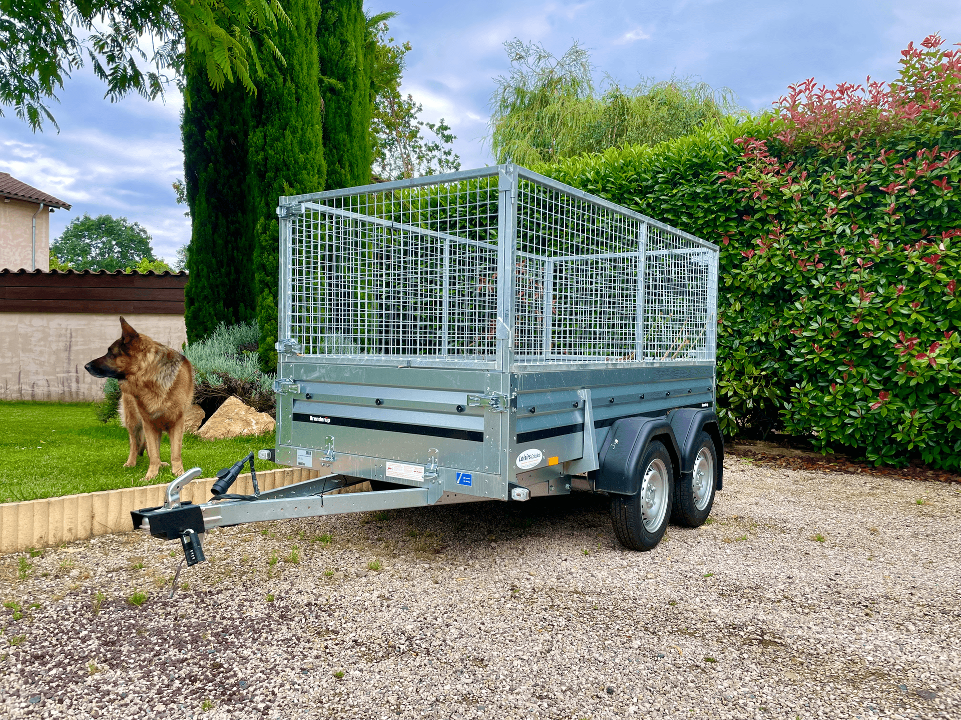 Remorque double essieux