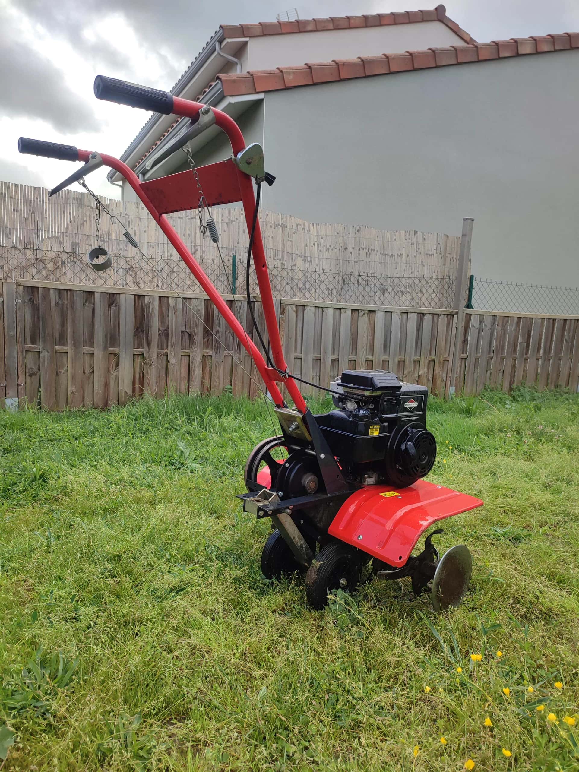 Motoculteur 4 fraises