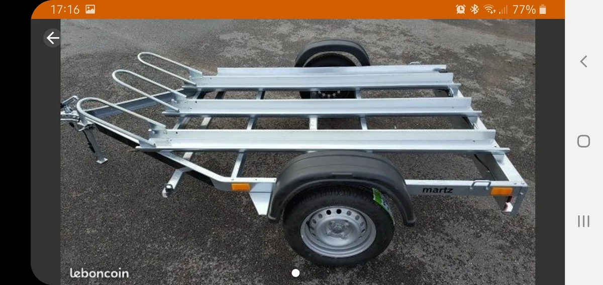 Remorque Moto scooter, MP3, quad.