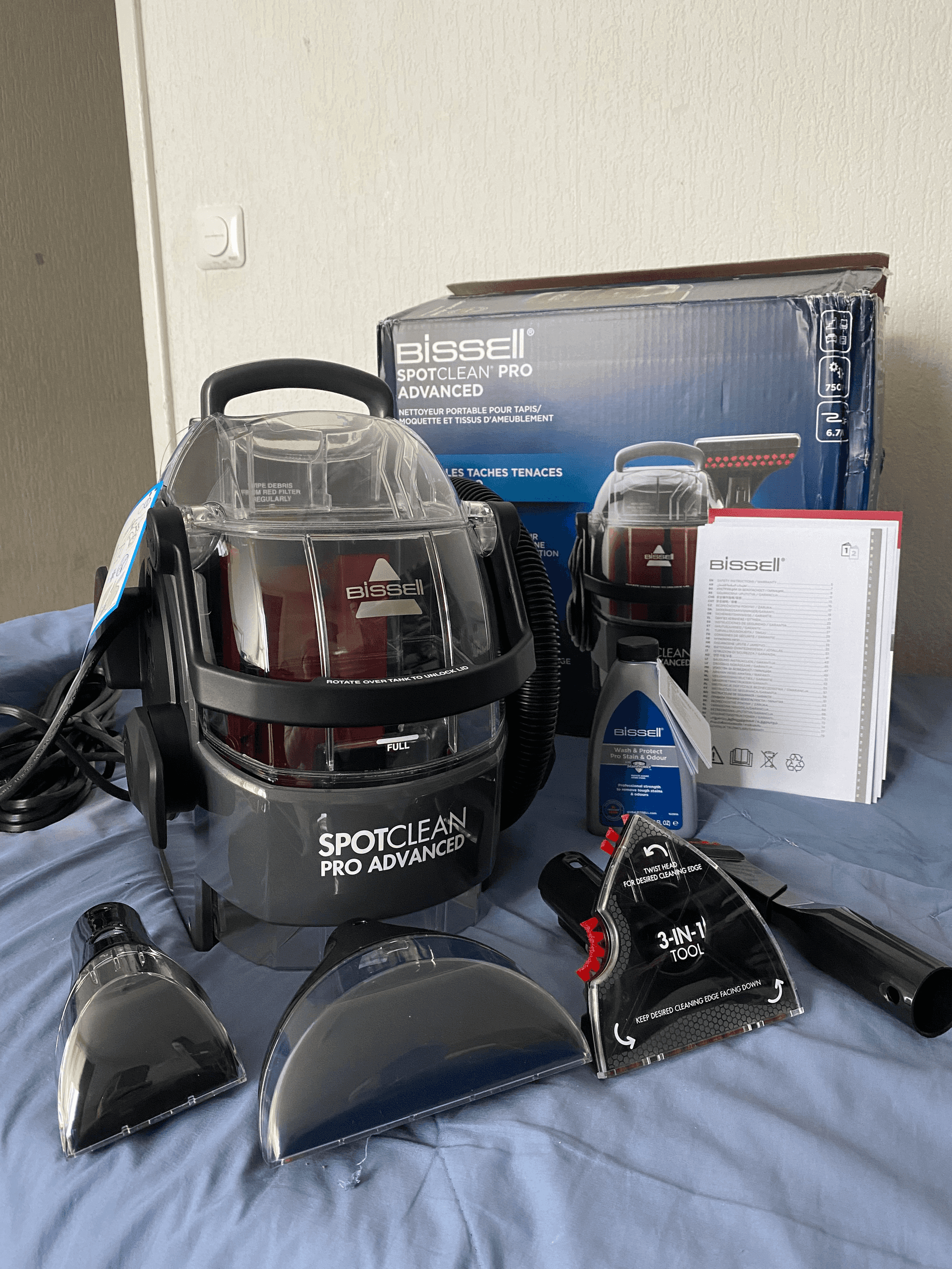 Location shampouineuse BISSELL professionnelle – Tapis, canapé, voiture