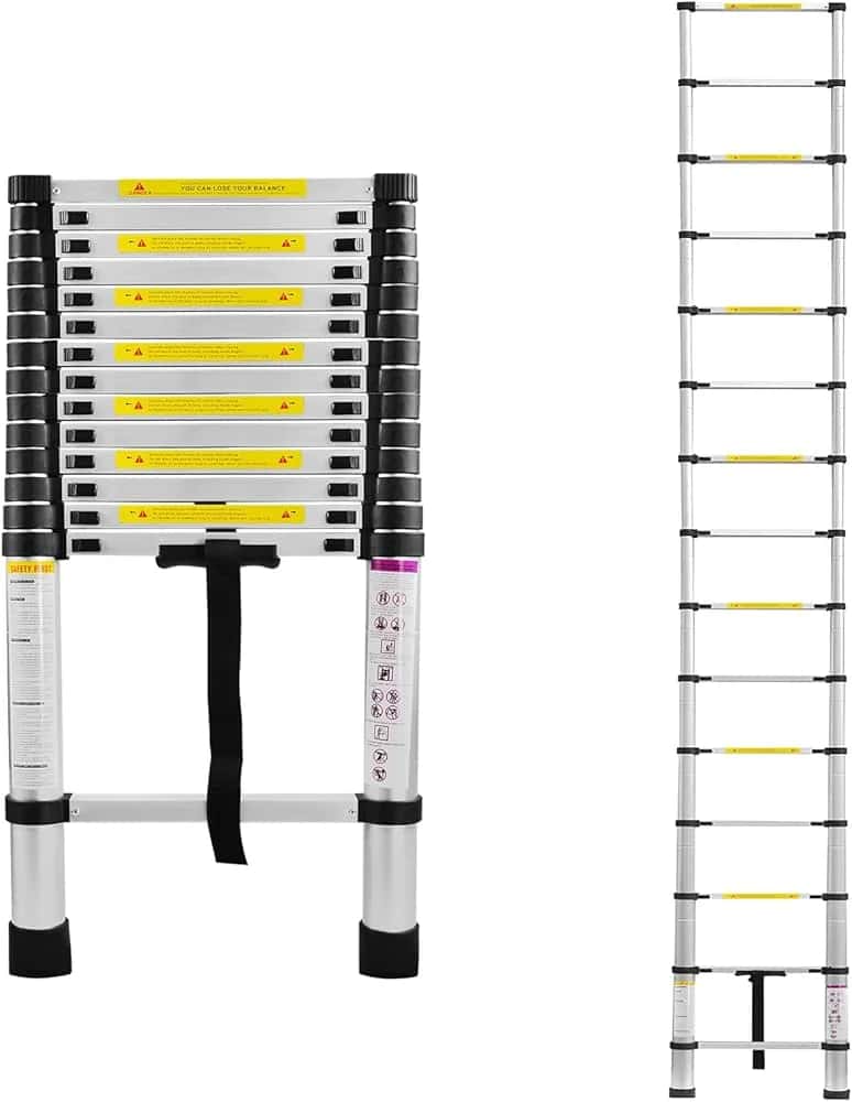 Échelle télescopique 4,4 m AUFUN en aluminium à louer