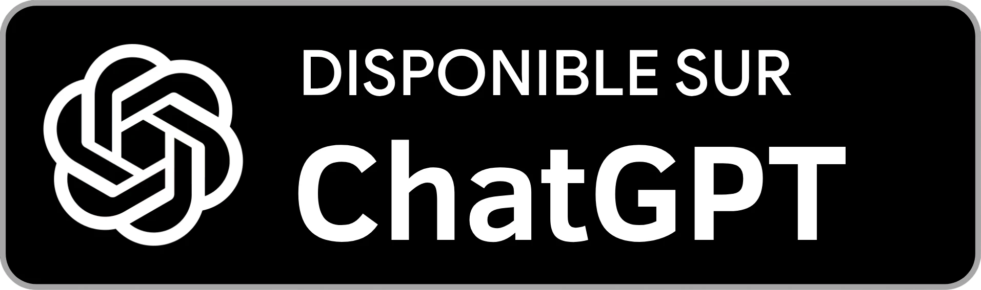 Disponible sur ChatGPT