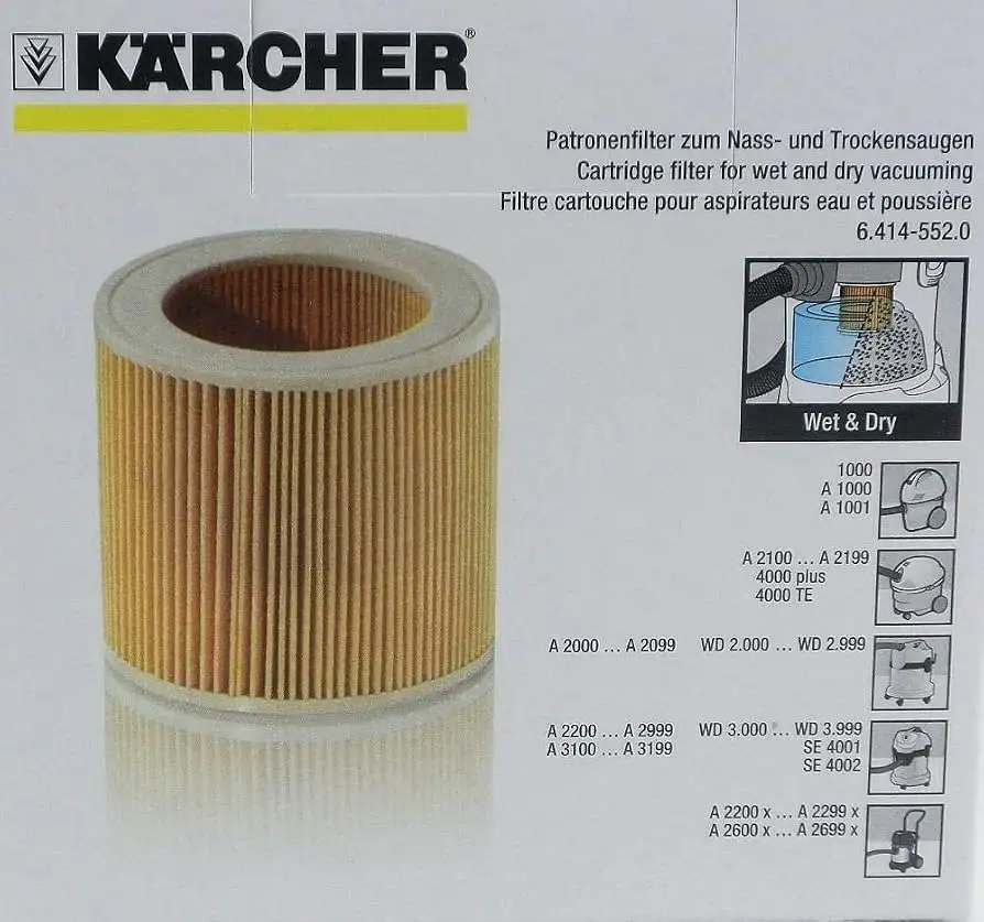 Aspirateur eau et poussiere WD3 P