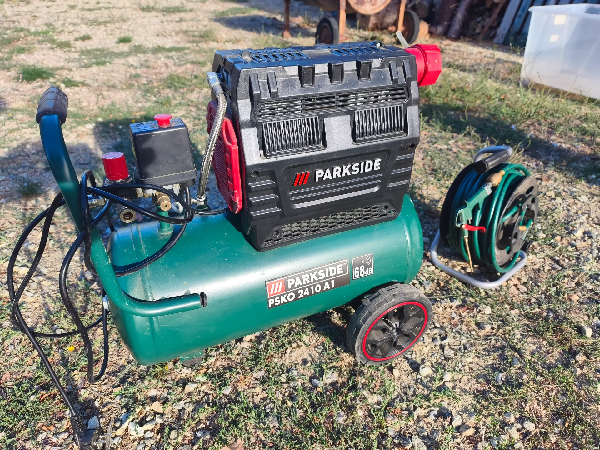 Compresseur Parkside compact et silencieux 