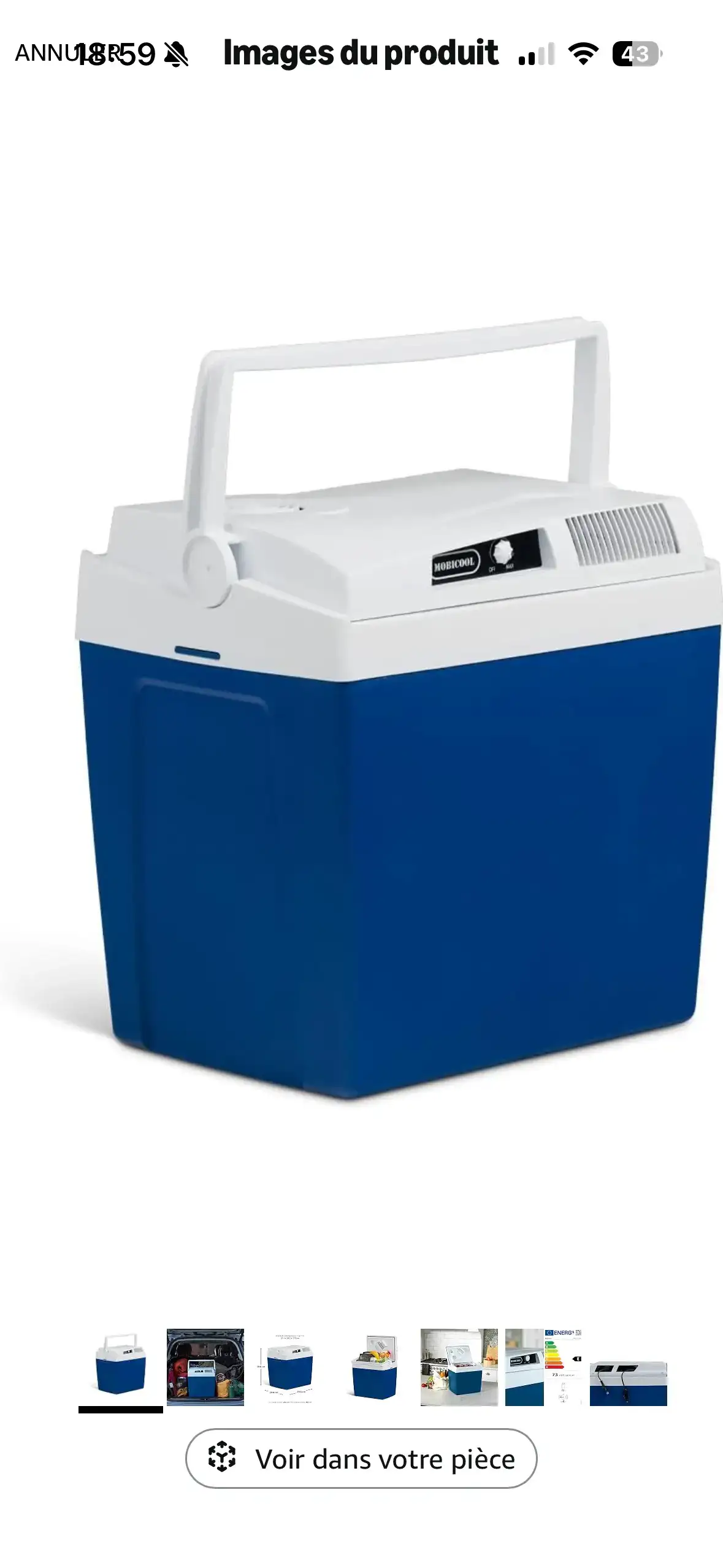 Glacière 23 litres