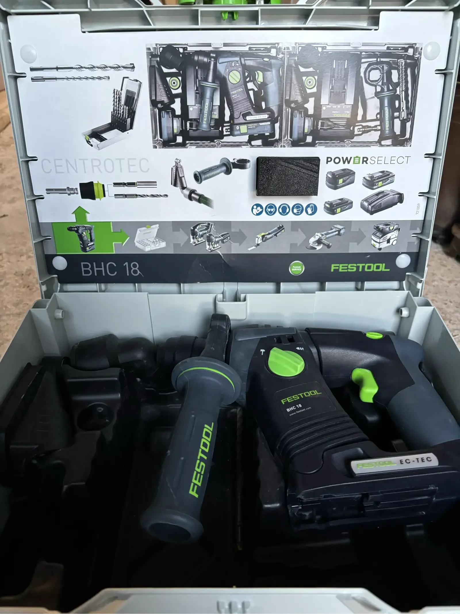 Perforateur Festool BHC 18