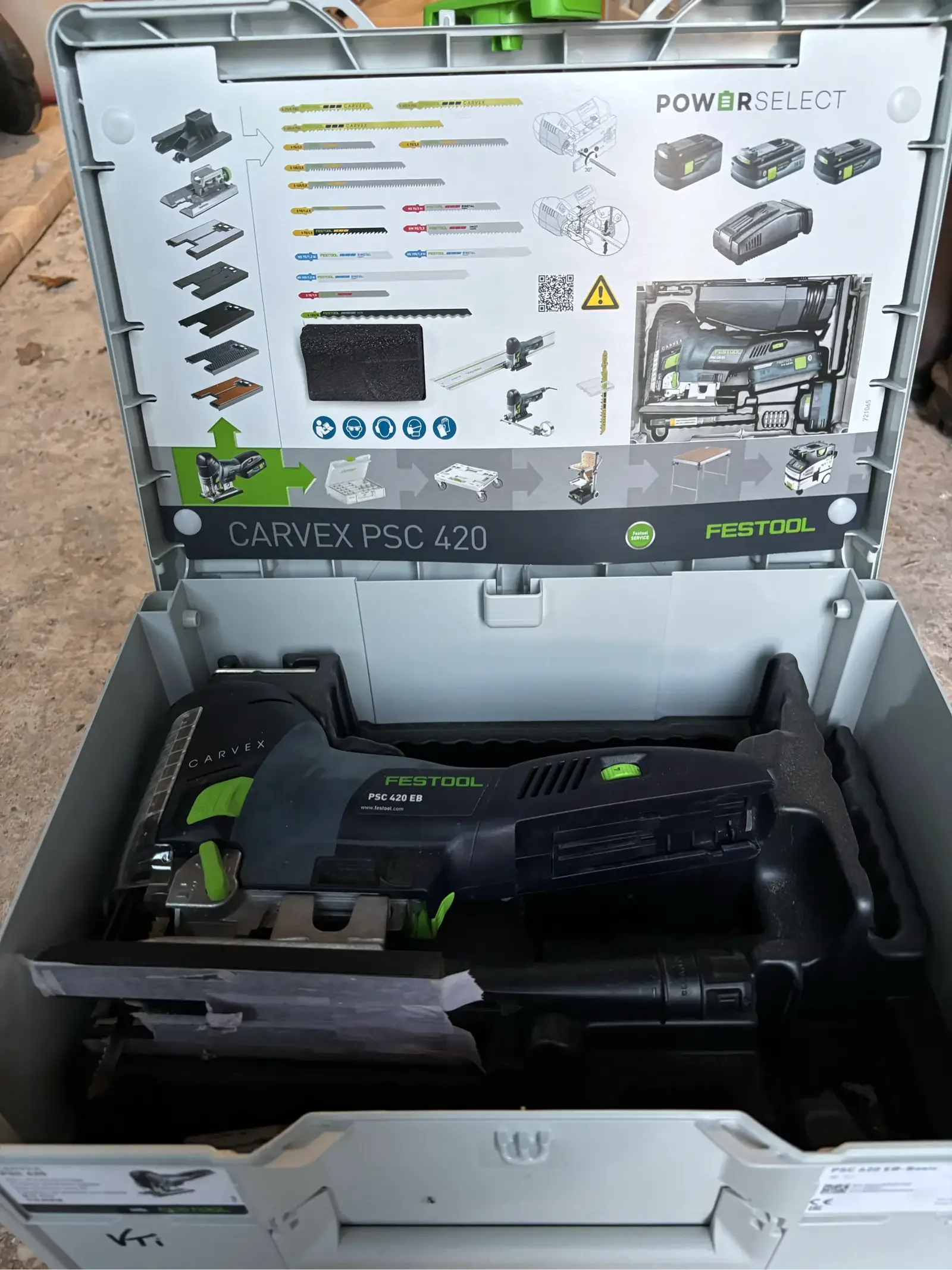 Scie sauteuse Festool CARVEX PSC420